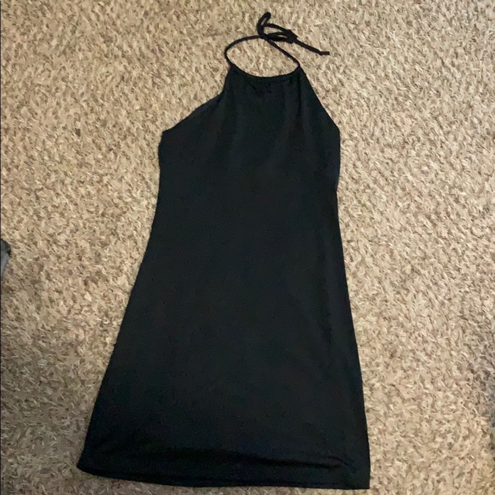 Black flowy dress